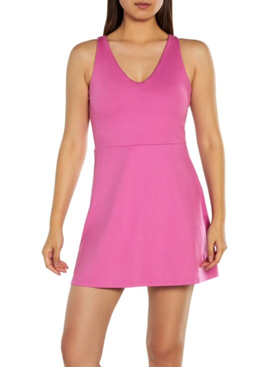 GAP Dresses & Skirts - GapFit Women's Active Tank Athletic Skort Mini Dress in Pink Size XL
